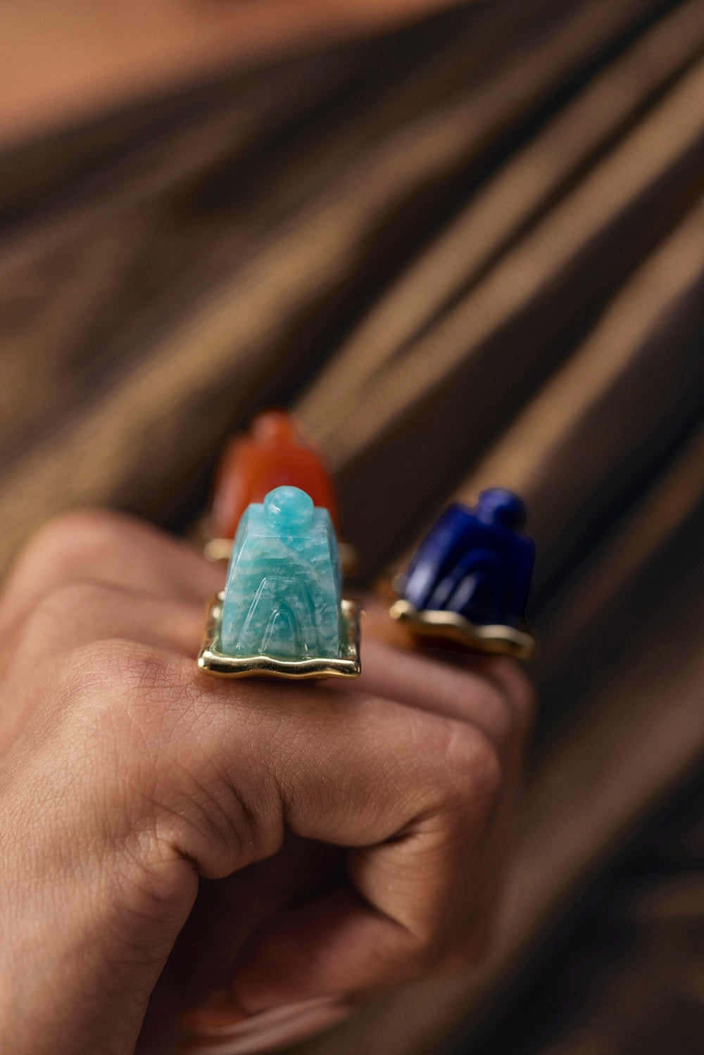 Seva Neeli Ring