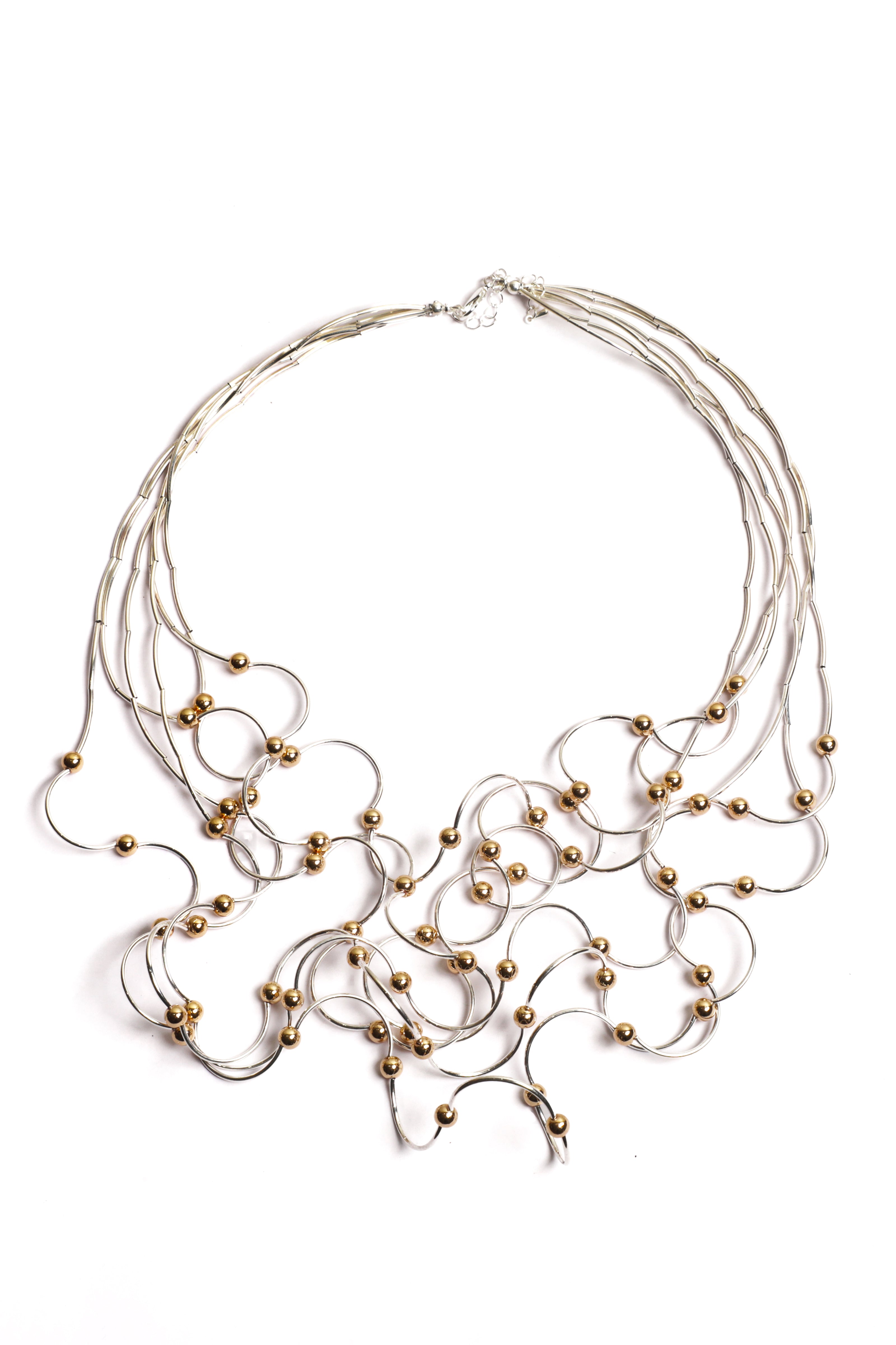 Silver & Gold Bead Flow