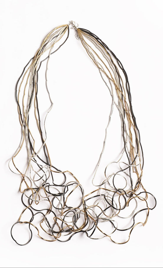 Mixed Metal Tangle Long