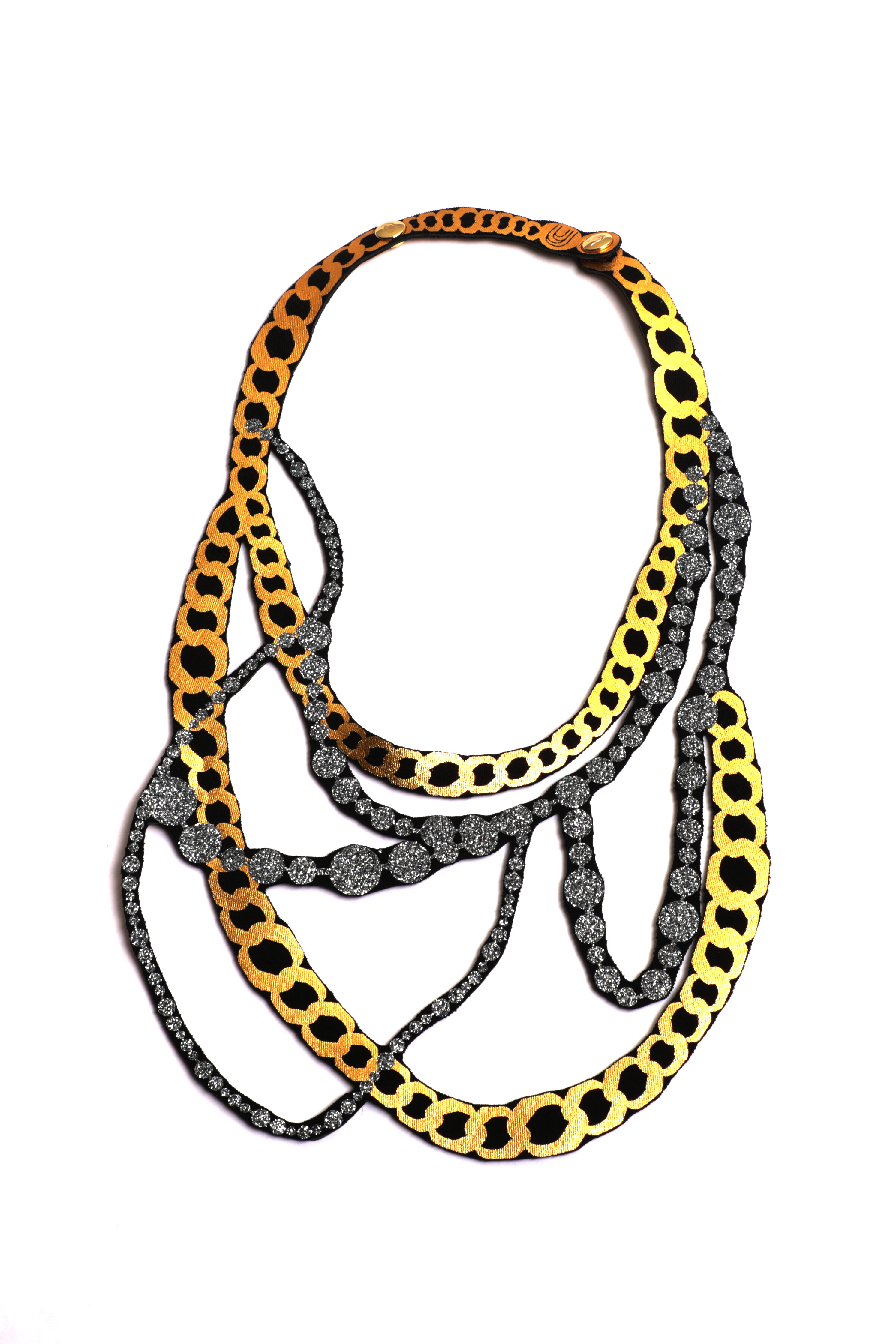 variant: Metallic Gold and Glitter Silver