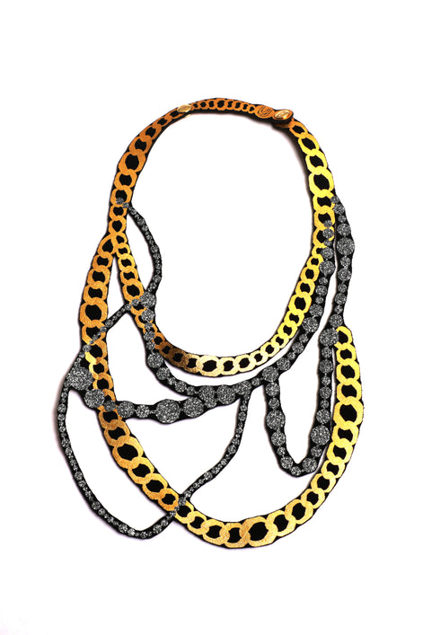 variant: Metallic Gold and Glitter Silver