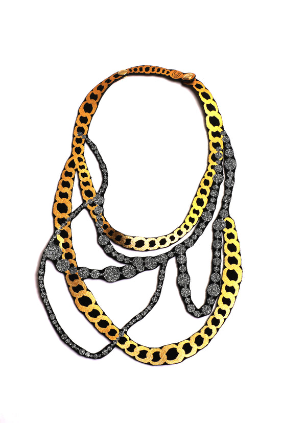 variant: Metallic Gold and Glitter Silver