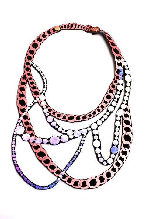 variant: Pink and Iridescent Violet