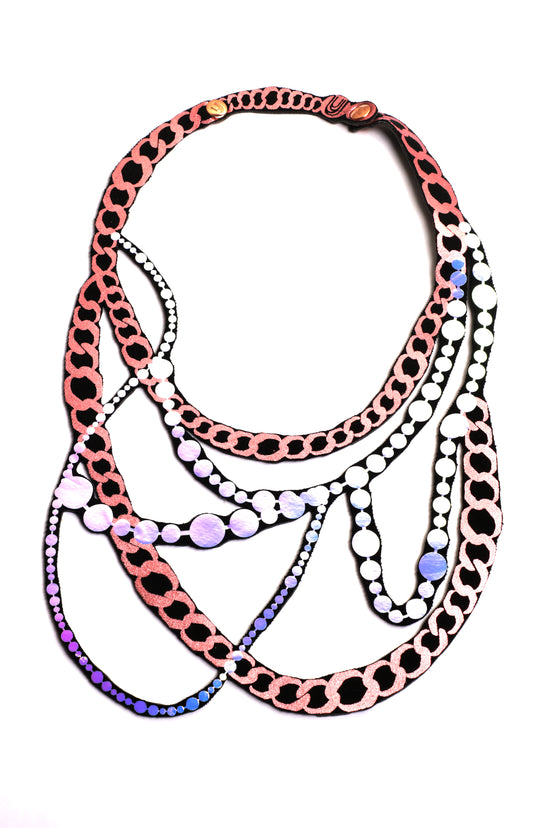 variant: Pink and Iridescent Violet