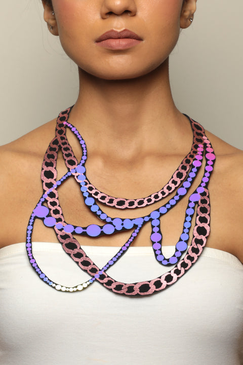 variant: Pink and Iridescent Violet