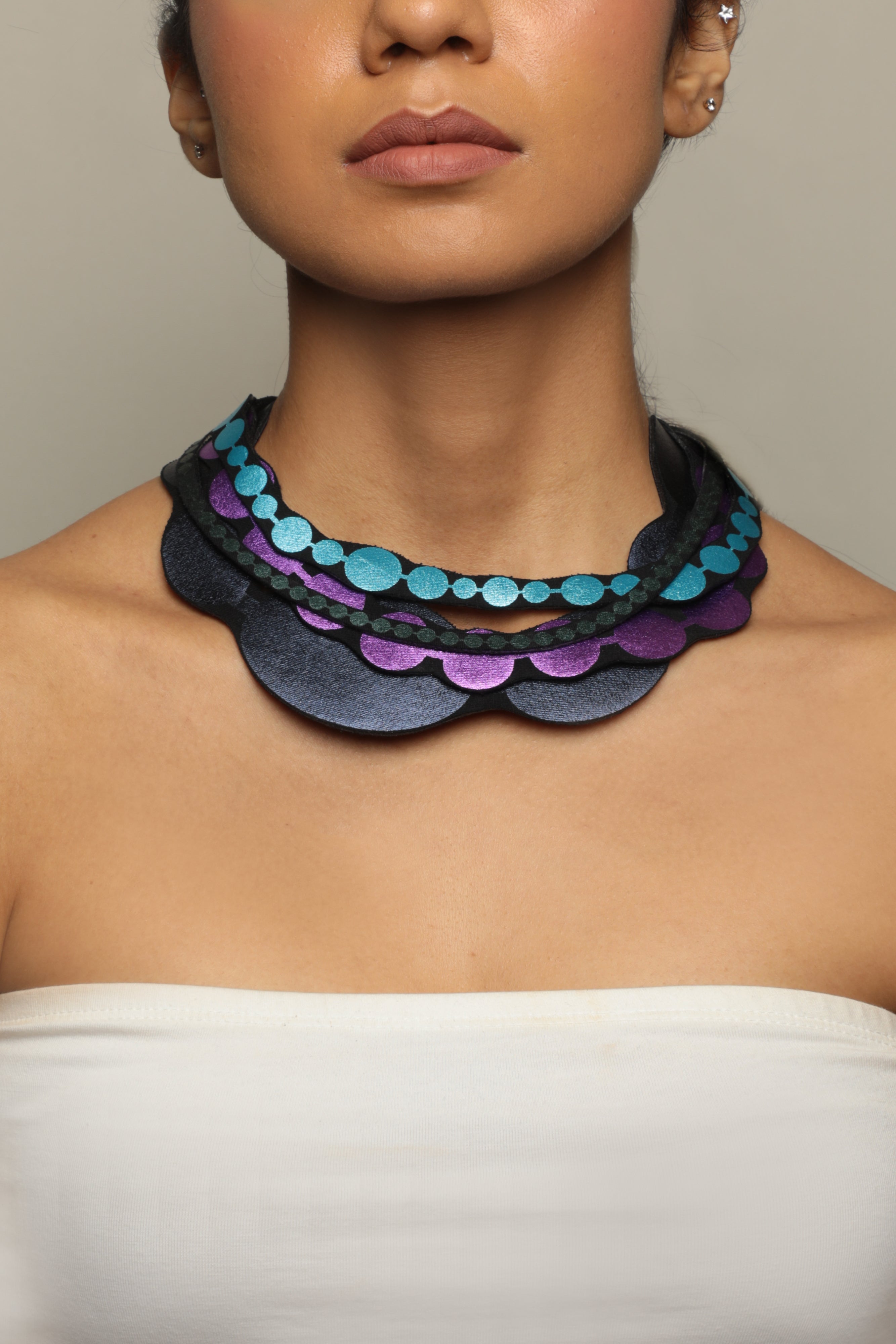 variant: Purple, Blue and Navy Blue