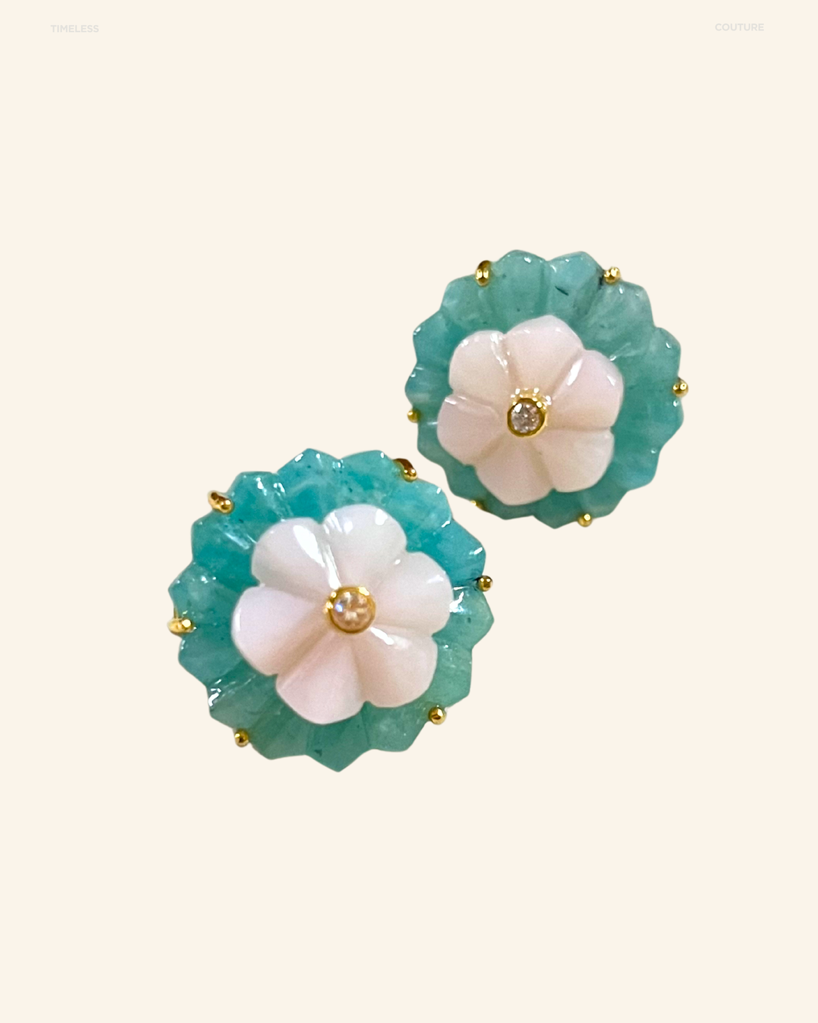 Dui Phool Asmani Earring