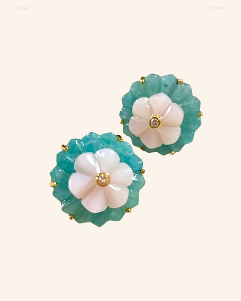 Dui Phool Asmani Earring