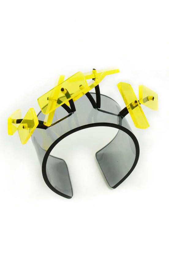 variant: Charcoal Grey with Translucent Yellow Accents
